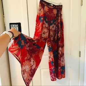 S Jealous Tomato Flare Leg Bohemian Pants